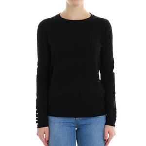 MAGLIA PERLE NERO